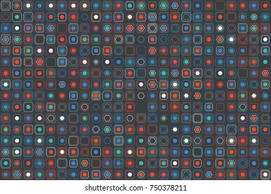 Beautiful geometric pattern design 