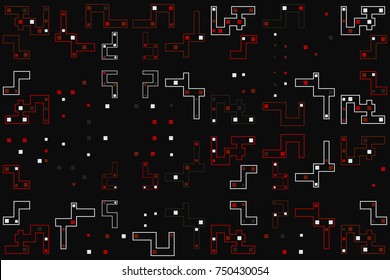 Beautiful geometric pattern design 