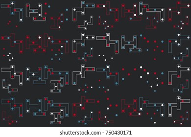 Beautiful geometric pattern design 