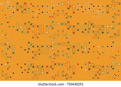Beautiful geometric pattern design 