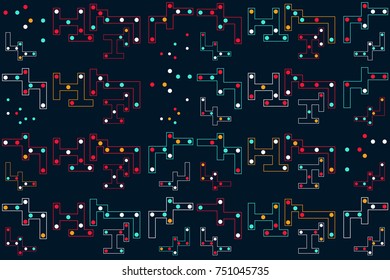 Beautiful geometric pattern design 