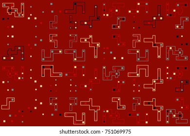 Beautiful geometric pattern design 