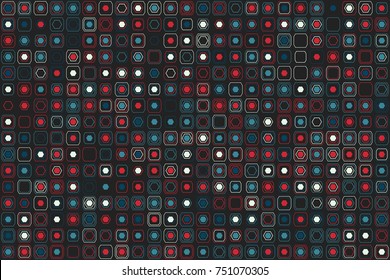 Beautiful geometric pattern design 
