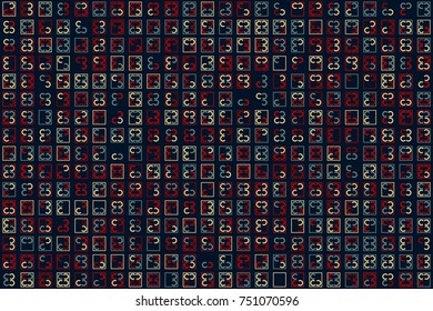 Beautiful geometric pattern design 