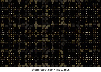 Beautiful geometric pattern design 