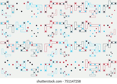 Beautiful geometric pattern design 