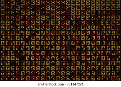 Beautiful geometric pattern design 