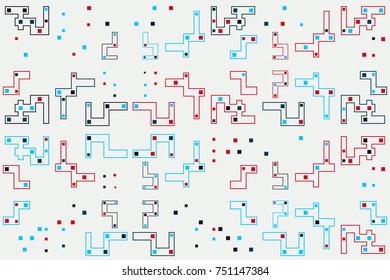 Beautiful geometric pattern design 