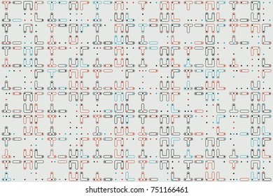 Beautiful geometric pattern design 