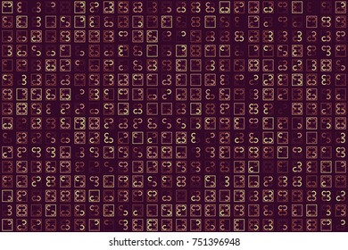 Beautiful geometric pattern design 