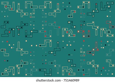 Beautiful geometric pattern design 