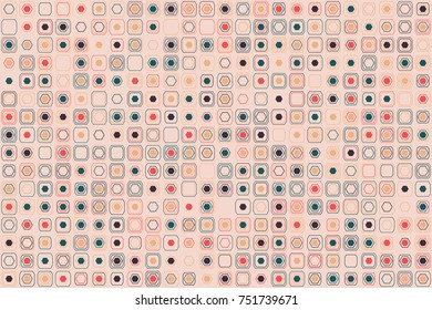 Beautiful geometric pattern design 