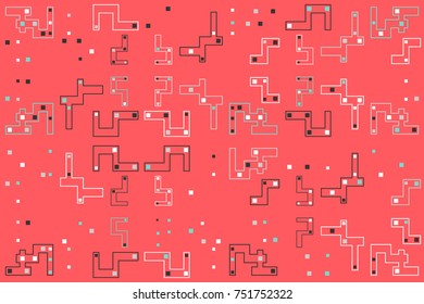 Beautiful geometric pattern design 