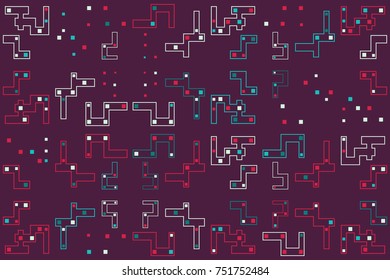 Beautiful geometric pattern design 