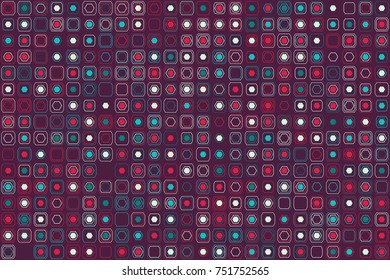 Beautiful geometric pattern design 