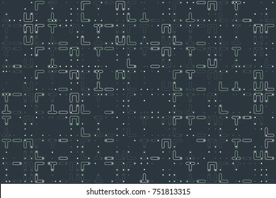 Beautiful geometric pattern design 