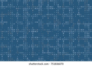 Beautiful geometric pattern design 