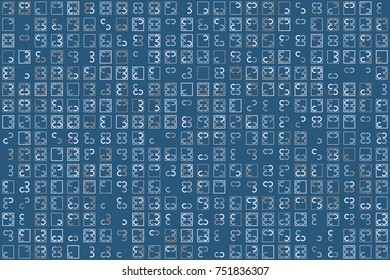 Beautiful geometric pattern design 