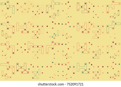 Beautiful geometric pattern design 