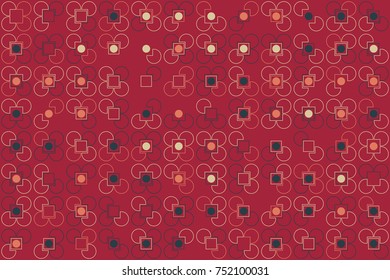 Beautiful geometric pattern design 