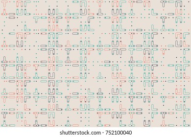 Beautiful geometric pattern design 