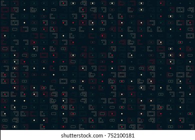 Beautiful geometric pattern design 