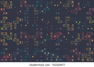 Beautiful geometric pattern design 
