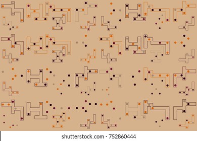 Beautiful geometric pattern design 
