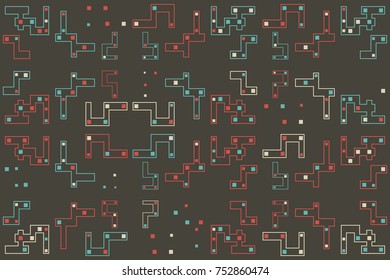 Beautiful geometric pattern design 
