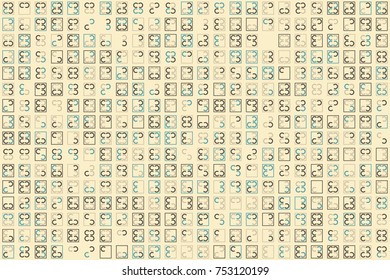 Beautiful geometric pattern design 