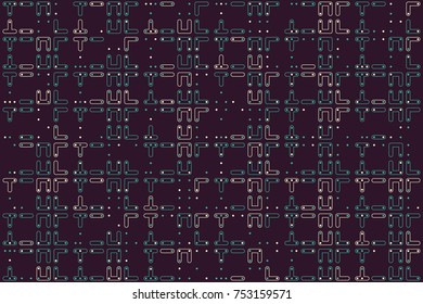 Beautiful geometric pattern design 