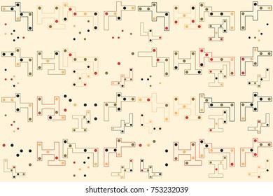 Beautiful geometric pattern design 