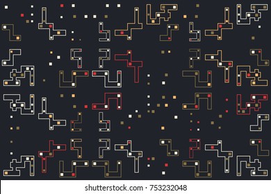 Beautiful geometric pattern design 