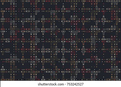 Beautiful geometric pattern design 