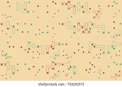 Beautiful geometric pattern design 