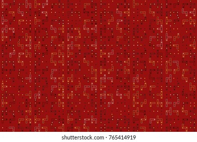 Beautiful geometric pattern design 