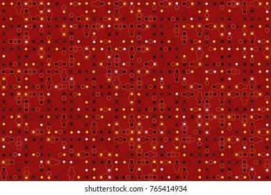 Beautiful geometric pattern design 