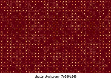 Beautiful geometric pattern design 