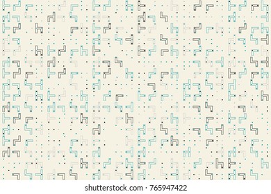 Beautiful geometric pattern design 
