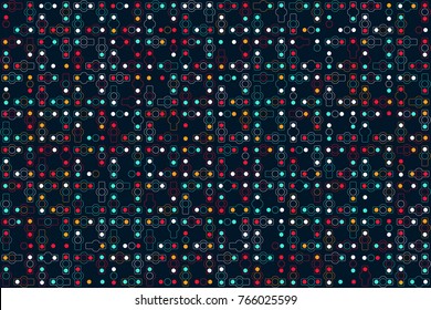 Beautiful geometric pattern design 