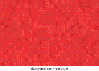 Beautiful geometric pattern design 