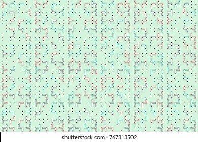Beautiful geometric pattern design 