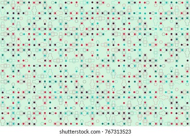 Beautiful geometric pattern design 