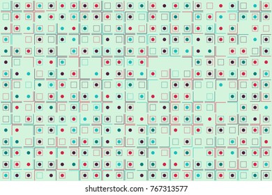 Beautiful geometric pattern design 