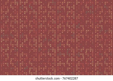 Beautiful geometric pattern design 