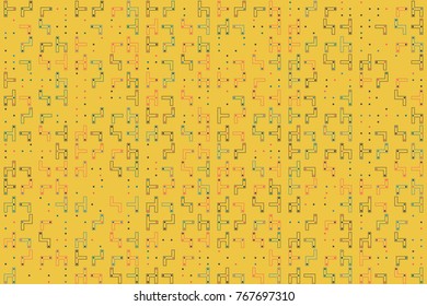 Beautiful geometric pattern design 