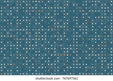 Beautiful geometric pattern design 