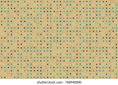 Beautiful geometric pattern design 