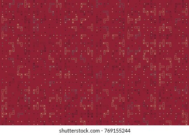 Beautiful geometric pattern design 