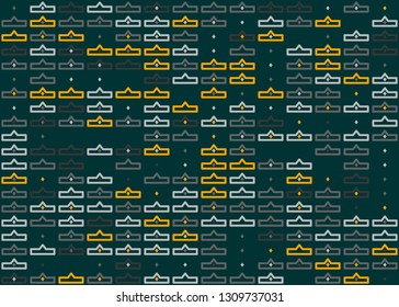 Beautiful geometric pattern design illustration